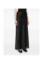 flared-hem-black-skirt