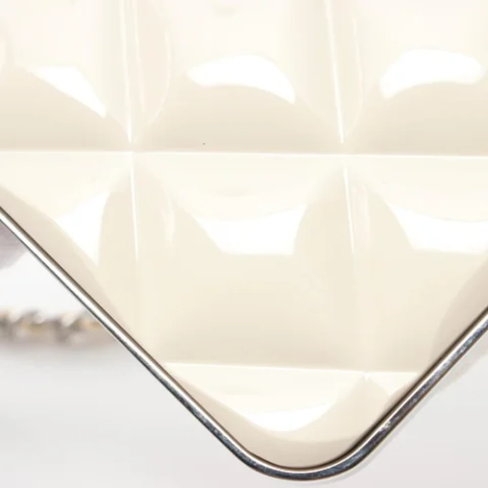 Chanel Vintage Pre-owned Leather chanel-bags White Dames