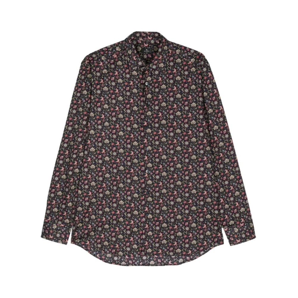 ETRO Bloemenprint Klassieke Kraag Overhemd Multicolor Heren