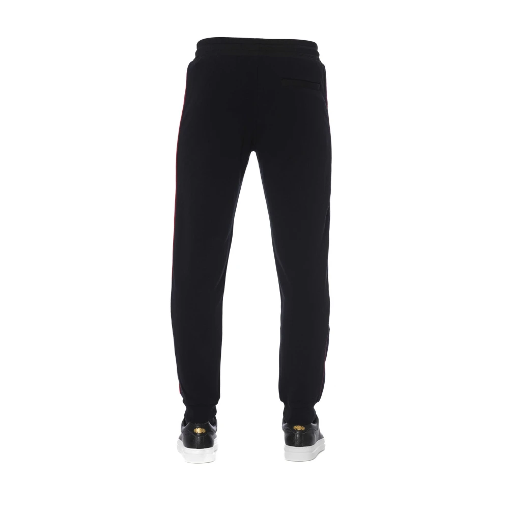 Trussardi Sportieve Broek met Voorprint Black Heren