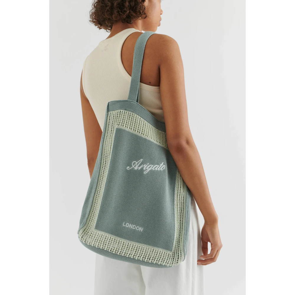 Axel Arigato Oceane Gebreide Shopper Blue Dames