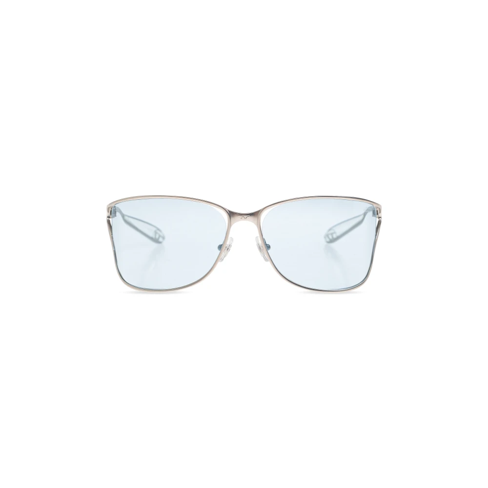 Diesel Unisex Sunglass DL1019 - Frame color: Matte Silver, Lens color: Light Blue - Image 3