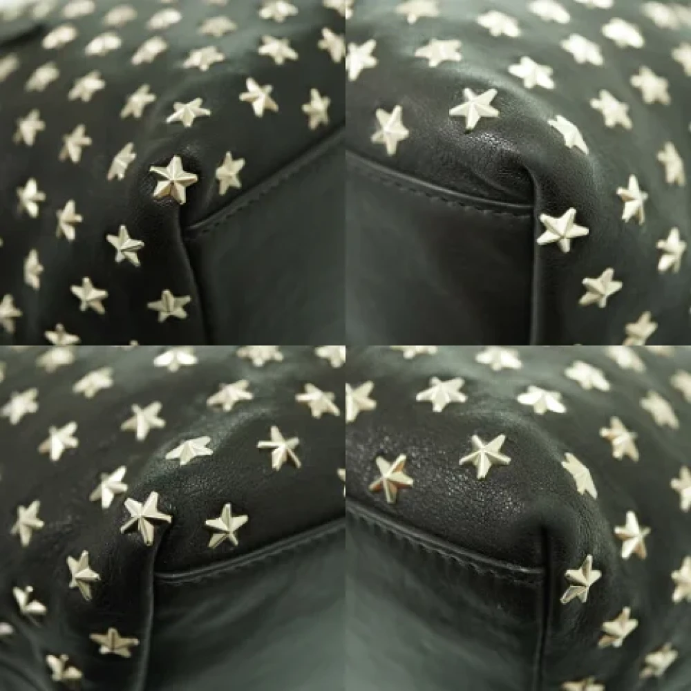 Jimmy Choo Pre-owned Leather shoulder-bags Black Dames
