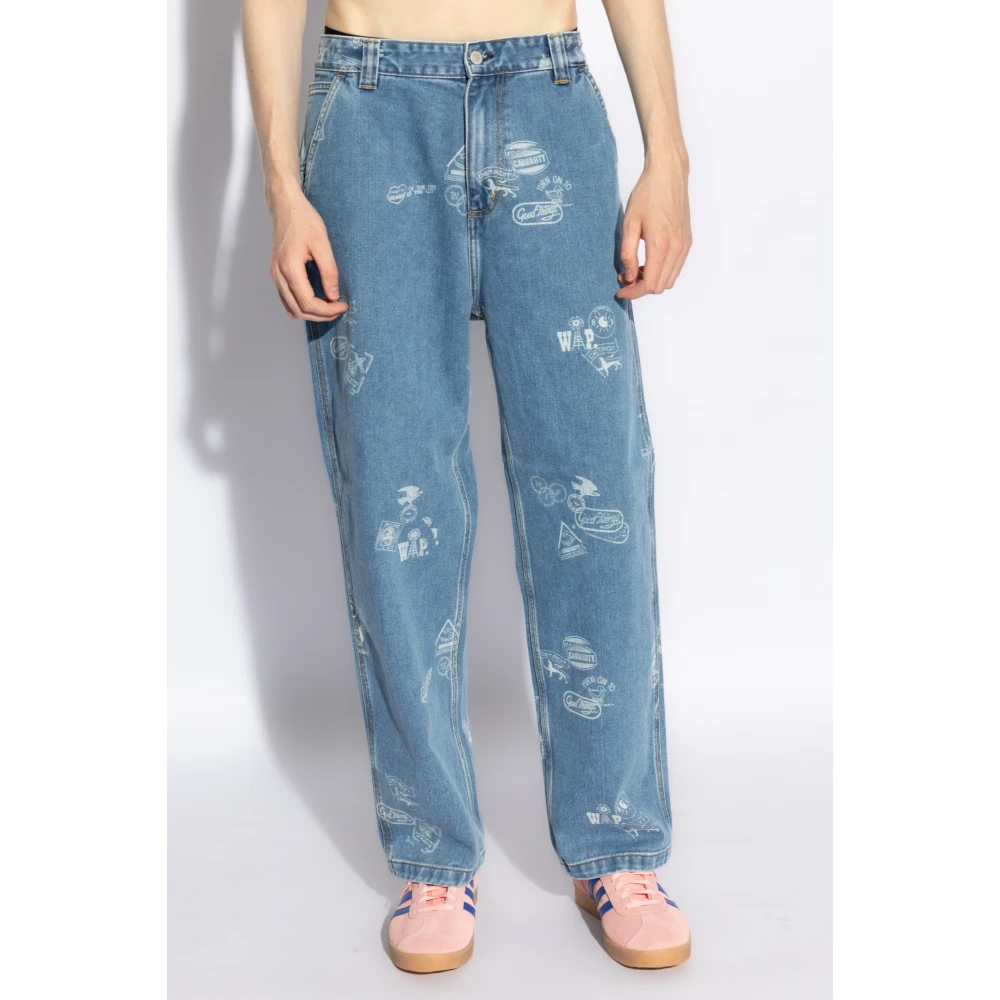 Carhartt WIP Jeans met een patroon Blue Heren