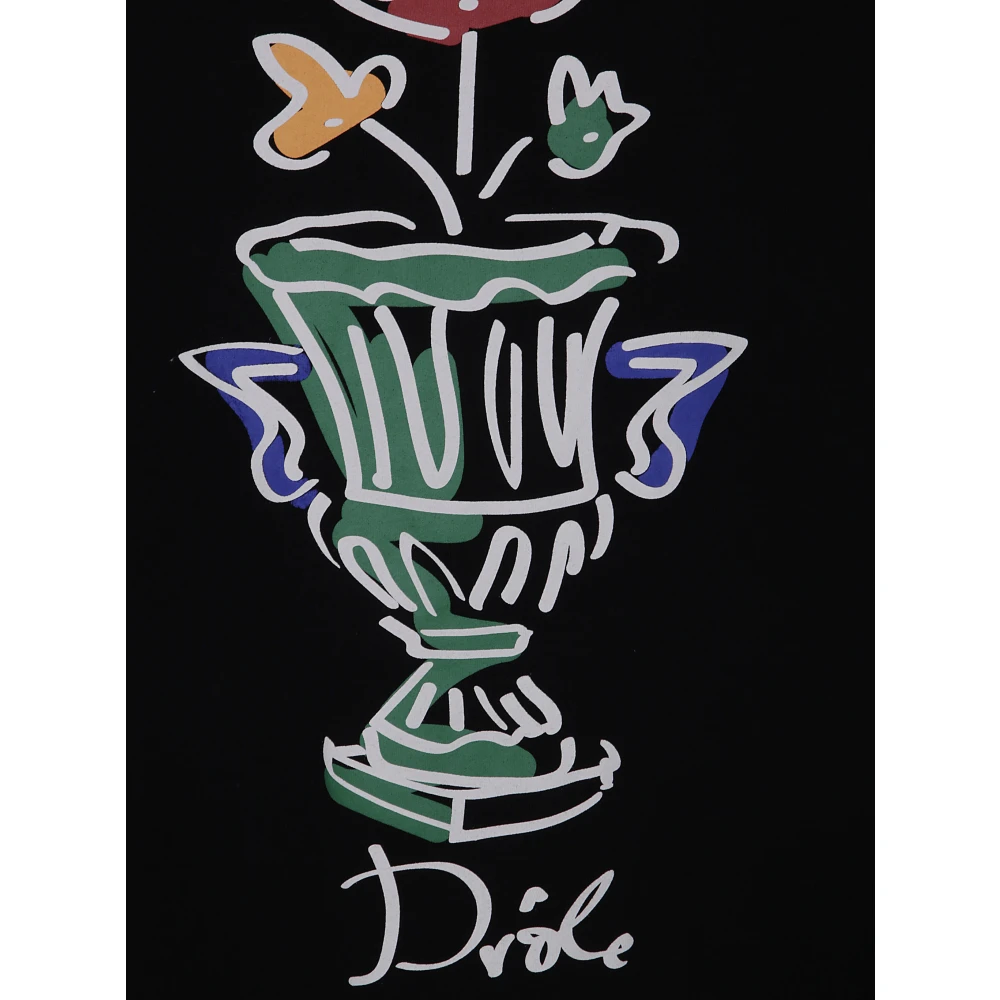 Drole de Monsieur Stijlvol T-Shirt Vaas Black Heren