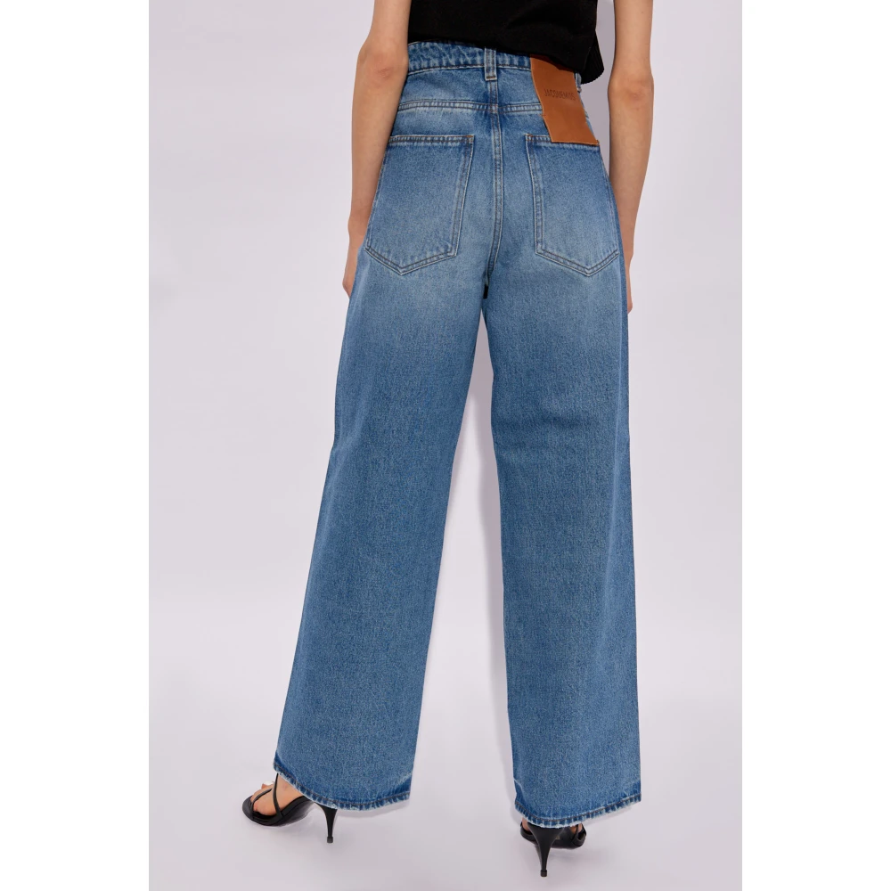 Jacquemus Jeans met wijde pijpen Blue Dames