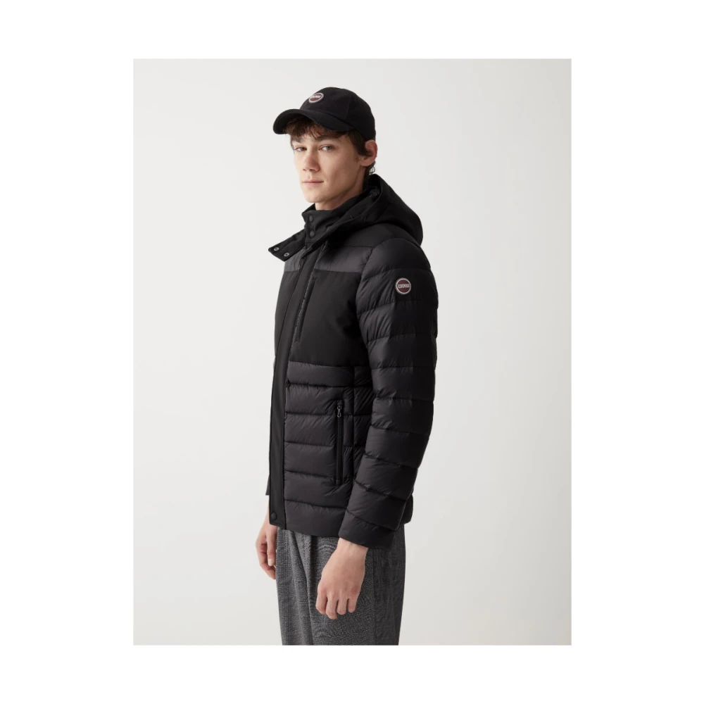 Colmar Zwarte Winterjas met Afneembare Capuchon Black Heren