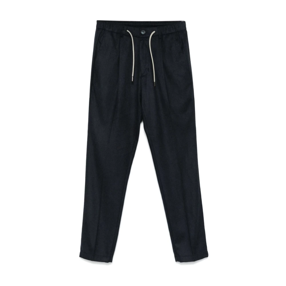 Herno Mannelijk Blauw Resort Broek Van Kasjmierzijde