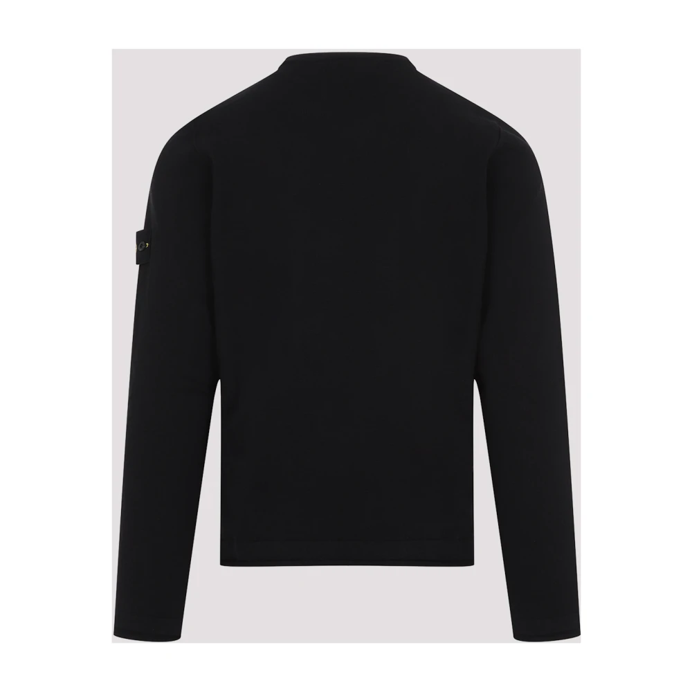 Stone Island Zwarte trui voor mannen Black Heren