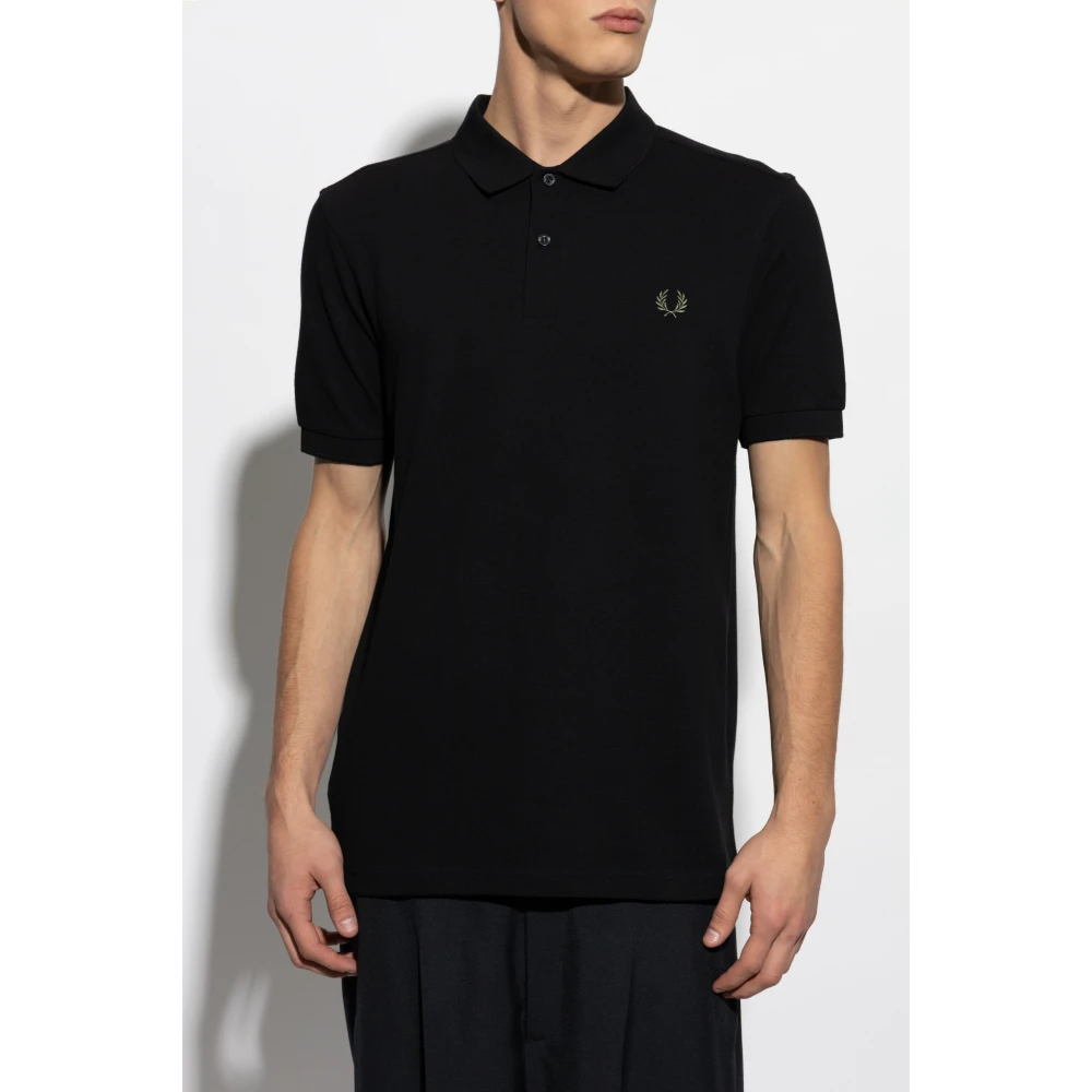 Comme des Garçons Polo met logo Black Heren