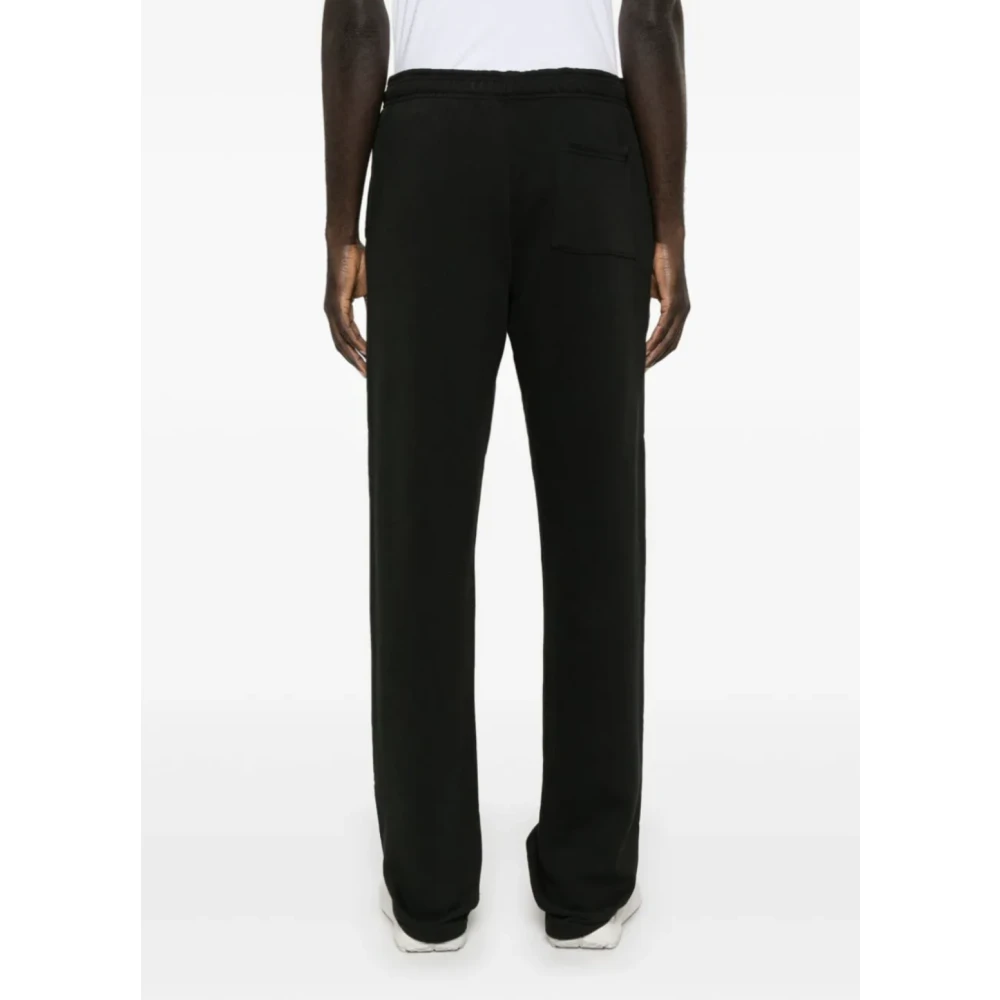 Entire Studios Straight Leg Sweatpant in Soot Black Heren