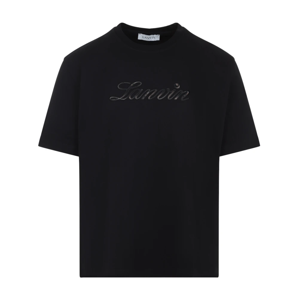 Lanvin - Tops > T-Shirts - Black - Lanvin - Modalova