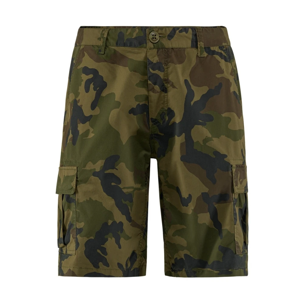 BomBoogie Casual Shorts Green Heren