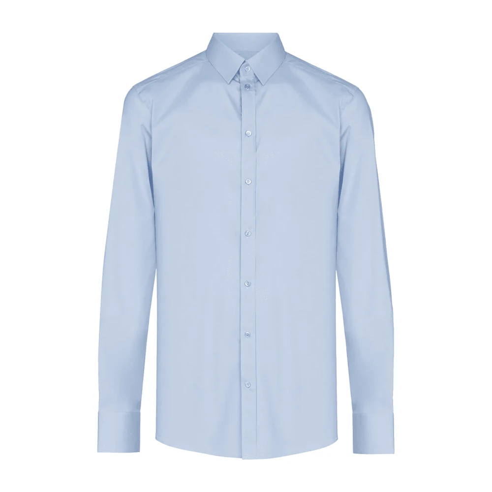 Dolce & Gabbana spread collar tailored shirt Blue Heren