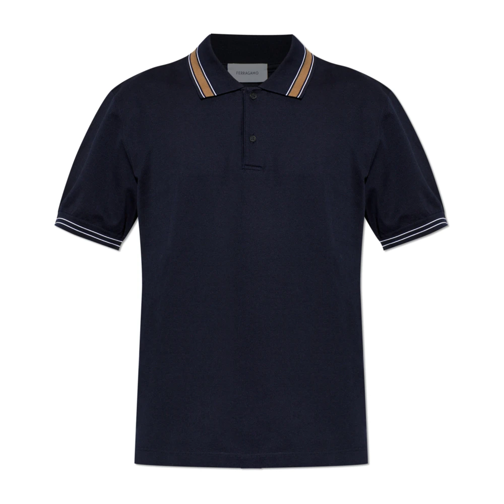 Ferragamo Herren Blau Oberteile, Lgröße: