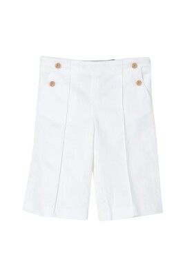 chic-white-kids-shorts-button-closure