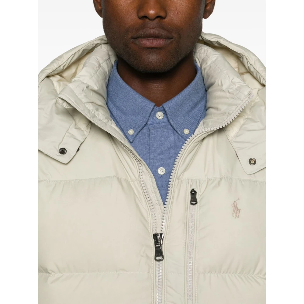 Polo Ralph Lauren Beige Parka voor Mannen Aw24 Beige Heren