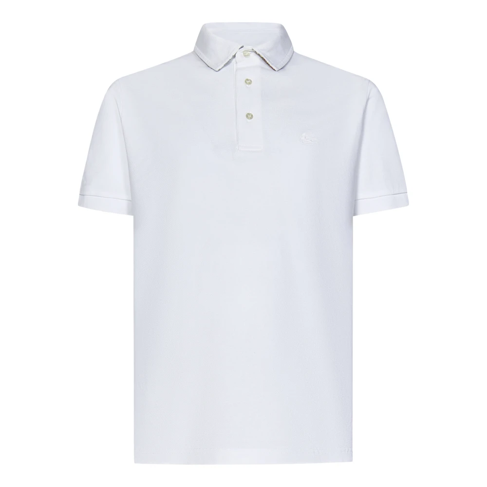 ETRO Wit Poloshirt Elegante Stijl White Heren