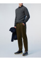 pull-col-rond-gris-avec-bordure-contrastee