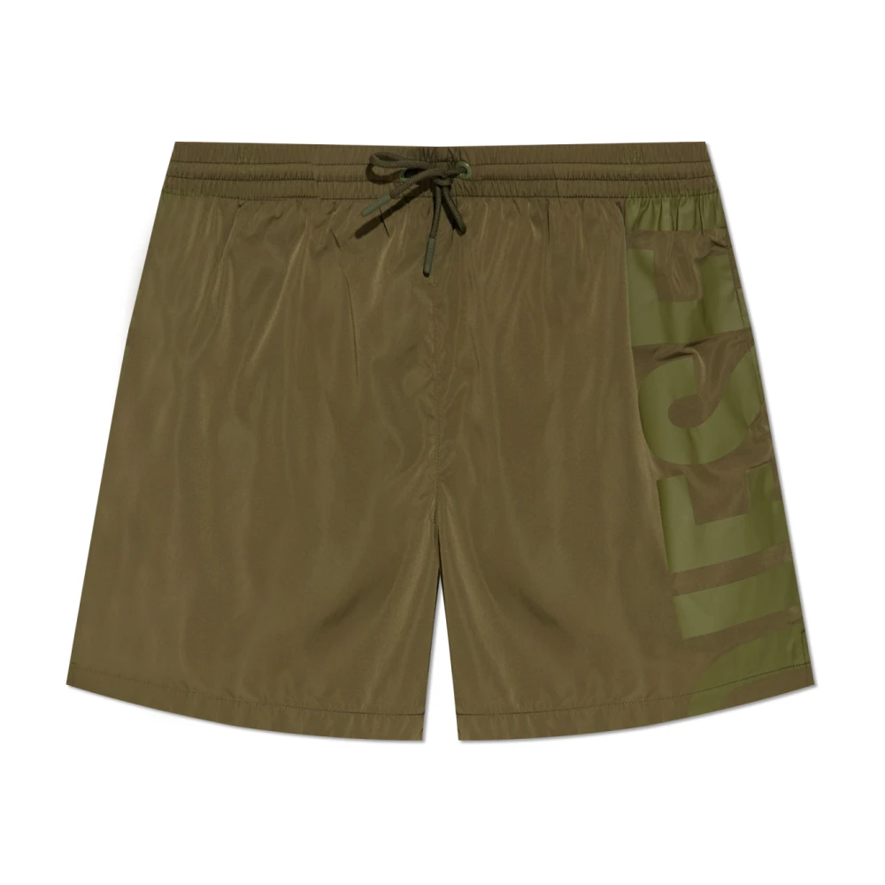 Diesel Uomo Verde Costumi Da Bagno, 2XL, New,