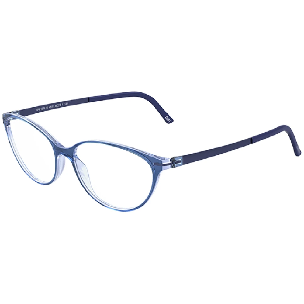 Silhouette Blauw Accent Fullrim Brillenmontuur Blue Unisex