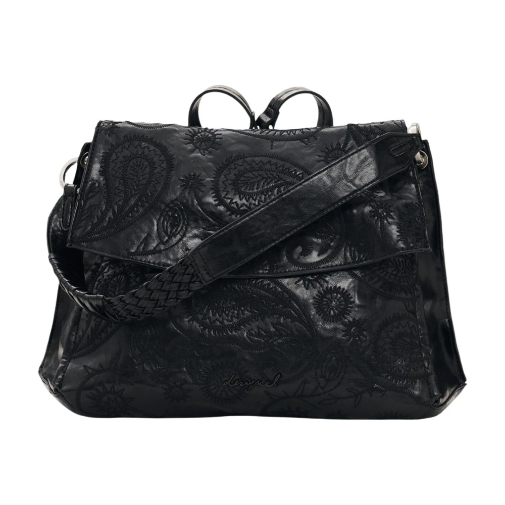 Desigual Donna Nero Borse, Taglia Unica, New, - Immagine 7