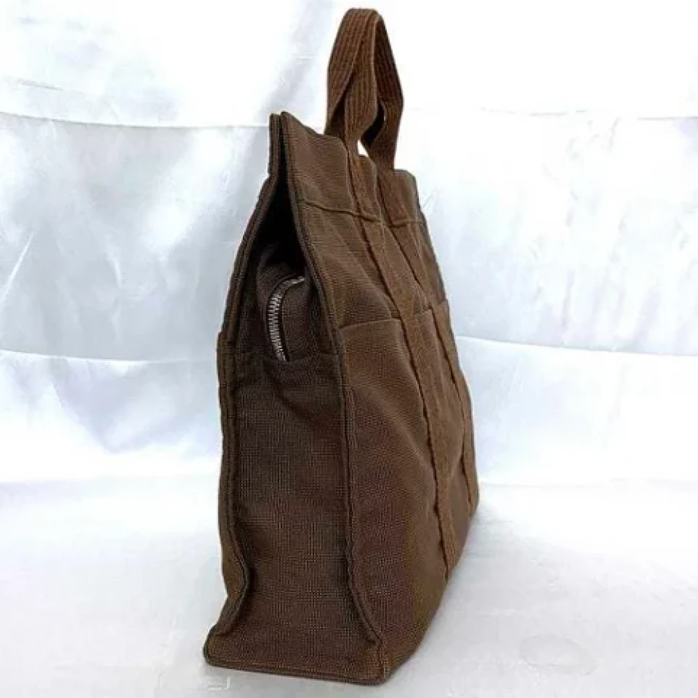 Hermès Vintage Pre-owned Canvas totes Brown Dames