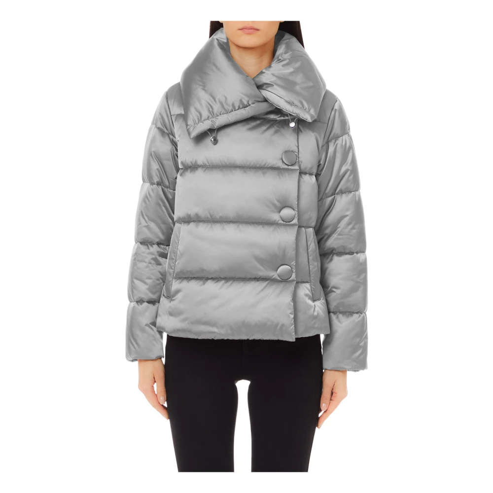 Liu Jo Korte Gewatteerde Polarjas Gray Dames