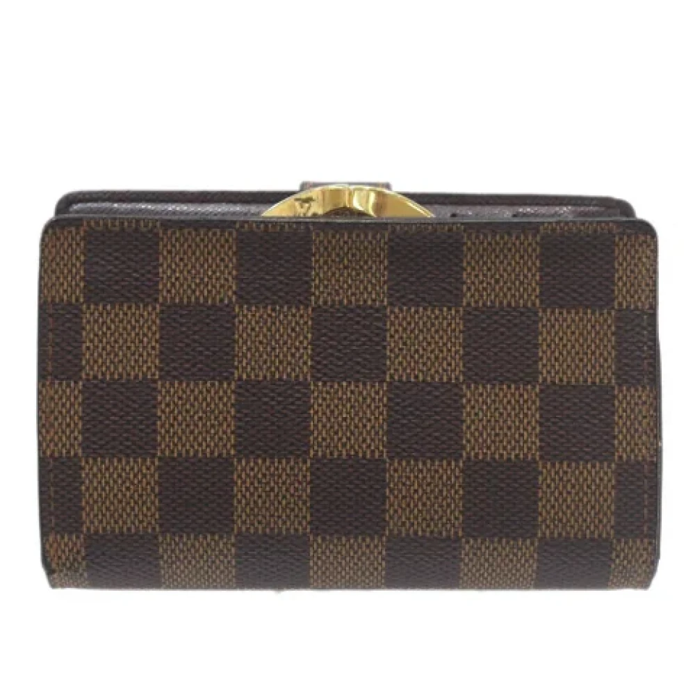 Louis Vuitton Vintage Pre-owned Canvas wallets Brown Dames