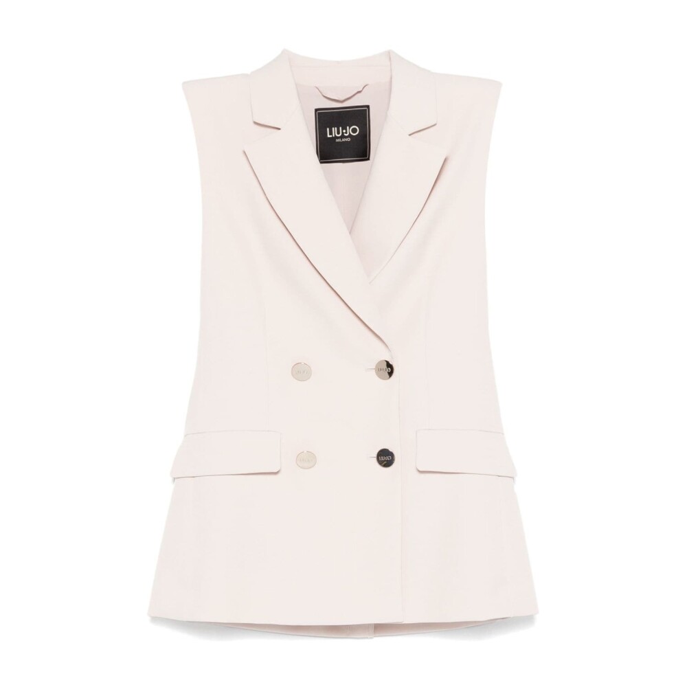 Double Breasted Sleeveless Jacket Liu Jo Women s Fashion Miinto