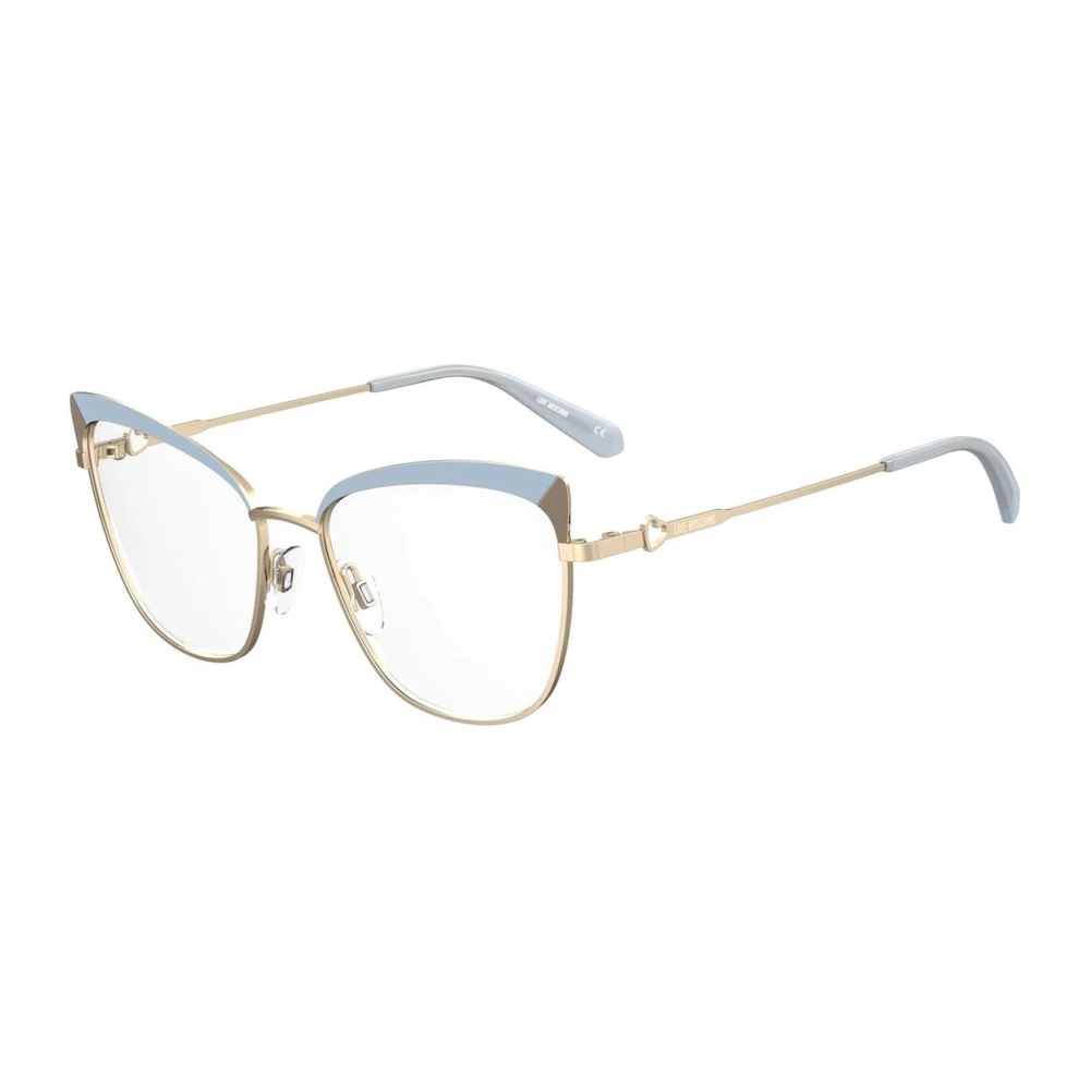Love Moschino Bruine metalen montuurbril voor vrouwen Brown Dames