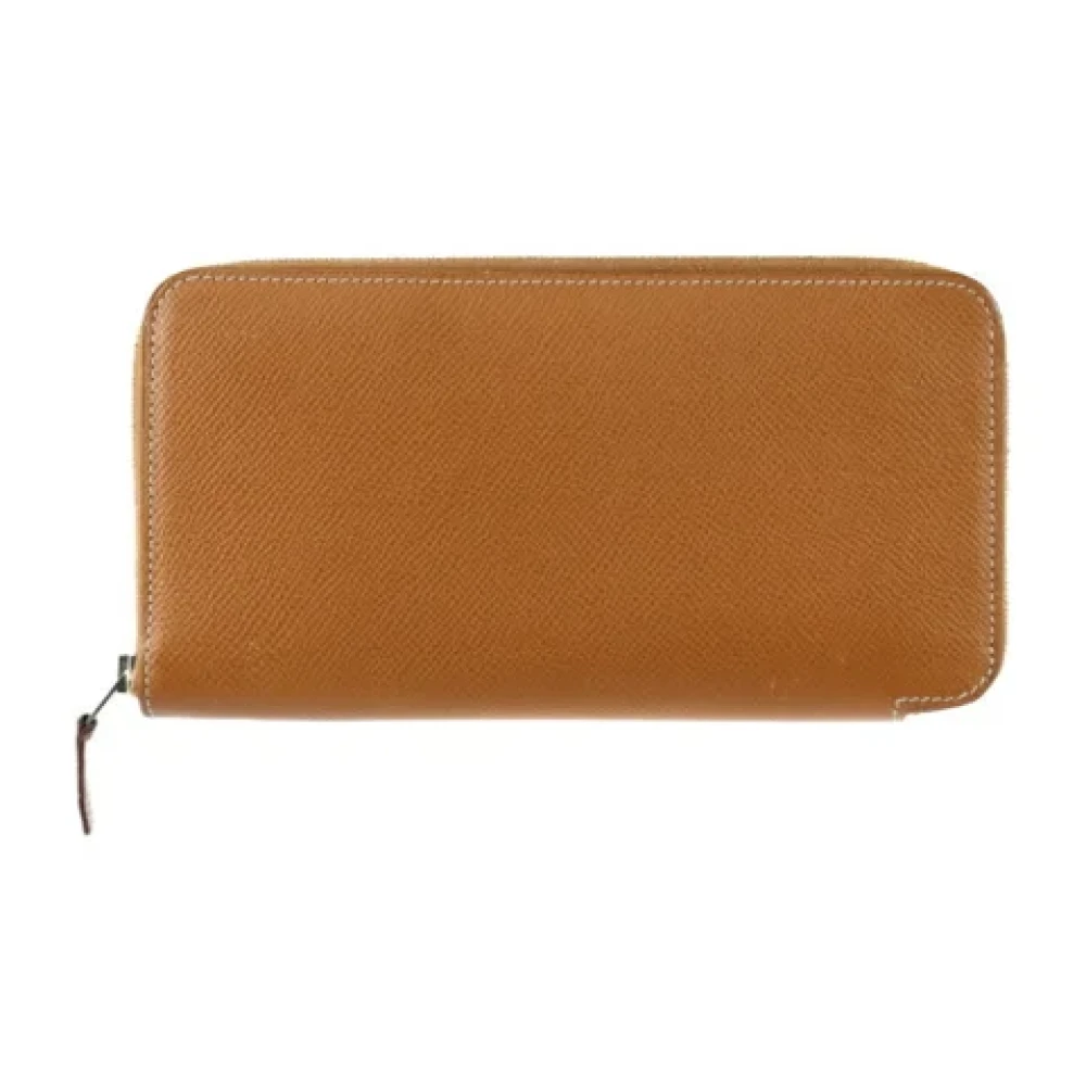 Hermès Vintage Pre-owned Fabric wallets Brown Dames
