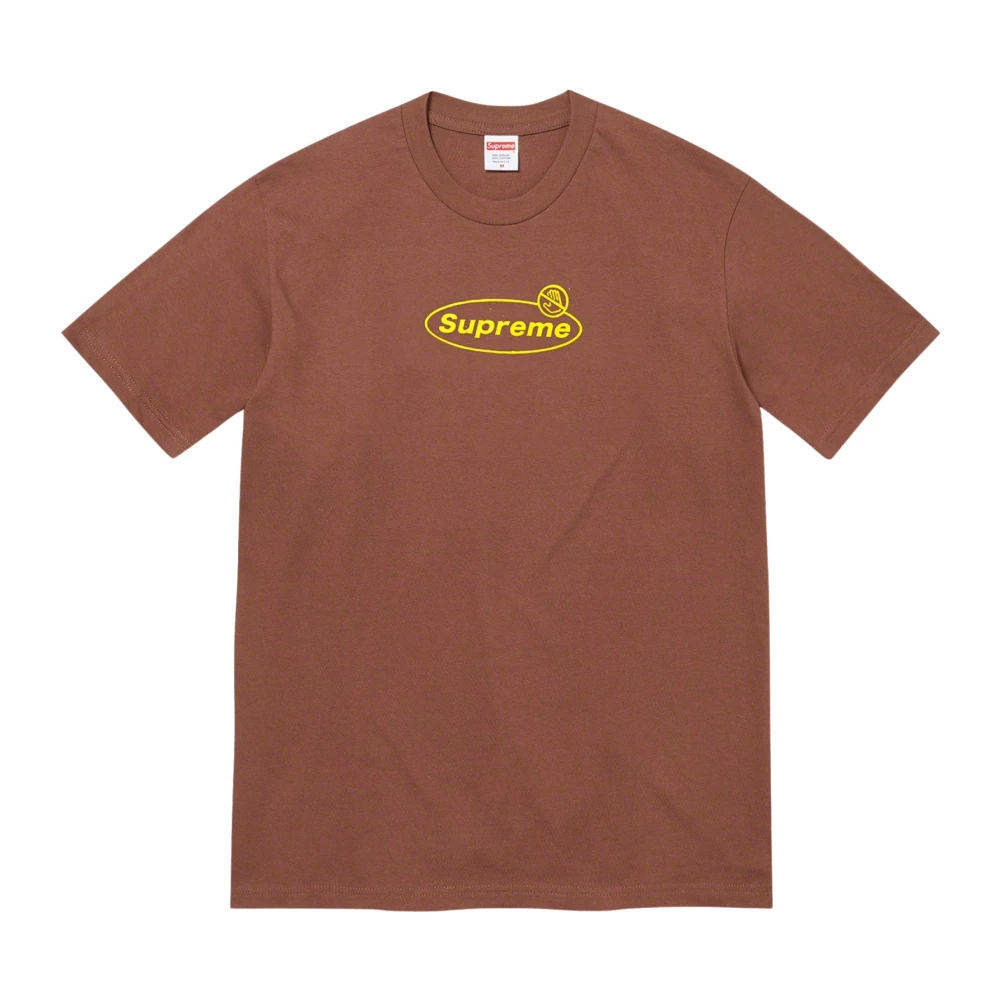 Supreme Klassieke Waarschuwing Tee Bruin Brown Heren