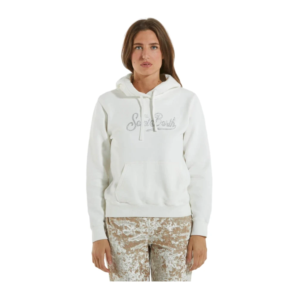 MC2 Saint Barth Katoenen trui met unieke stijl White Dames