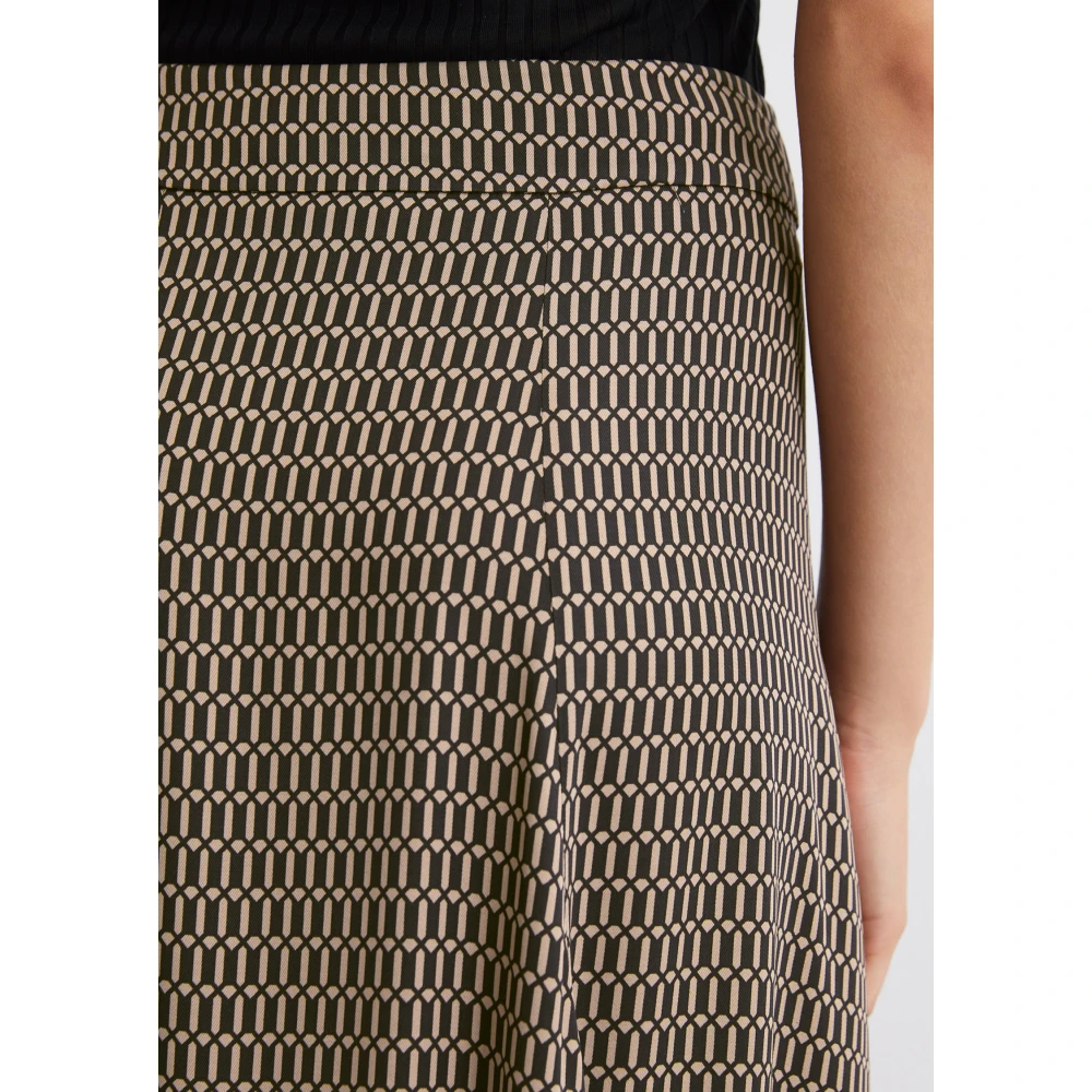 Marc O'Polo Relaxte maxi print rok Beige Dames