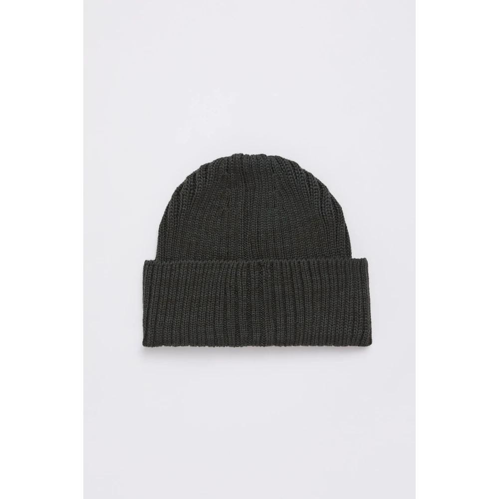 Stutterheim Geborduurde Logo Beanie Muts Green Unisex
