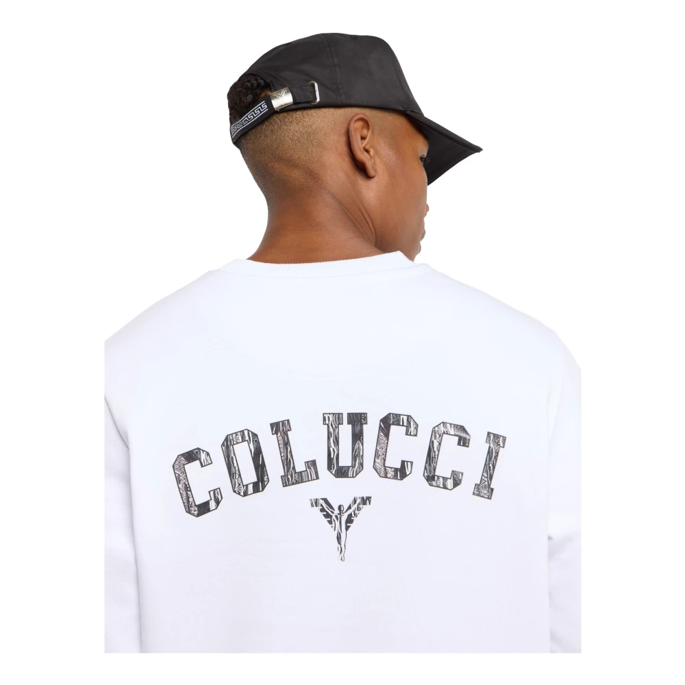 carlo colucci Black Friday Dioda Sweatshirt White Heren