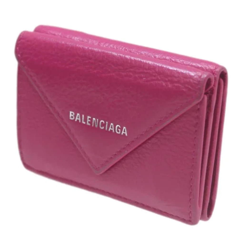 Balenciaga Vintage Pre-owned Fabric wallets Pink Dames