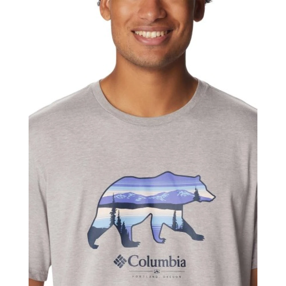 Columbia Heren T-Shirt Gray Heren