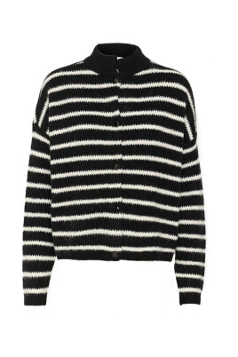 stribet-kort-cardigan-sort-elfenben