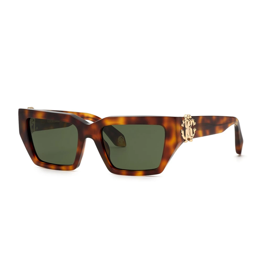 Roberto Cavalli Brown Sunglasses Squadrata Havana Lucido - Unisex - Sunglasses - 55 Mm - Accessories