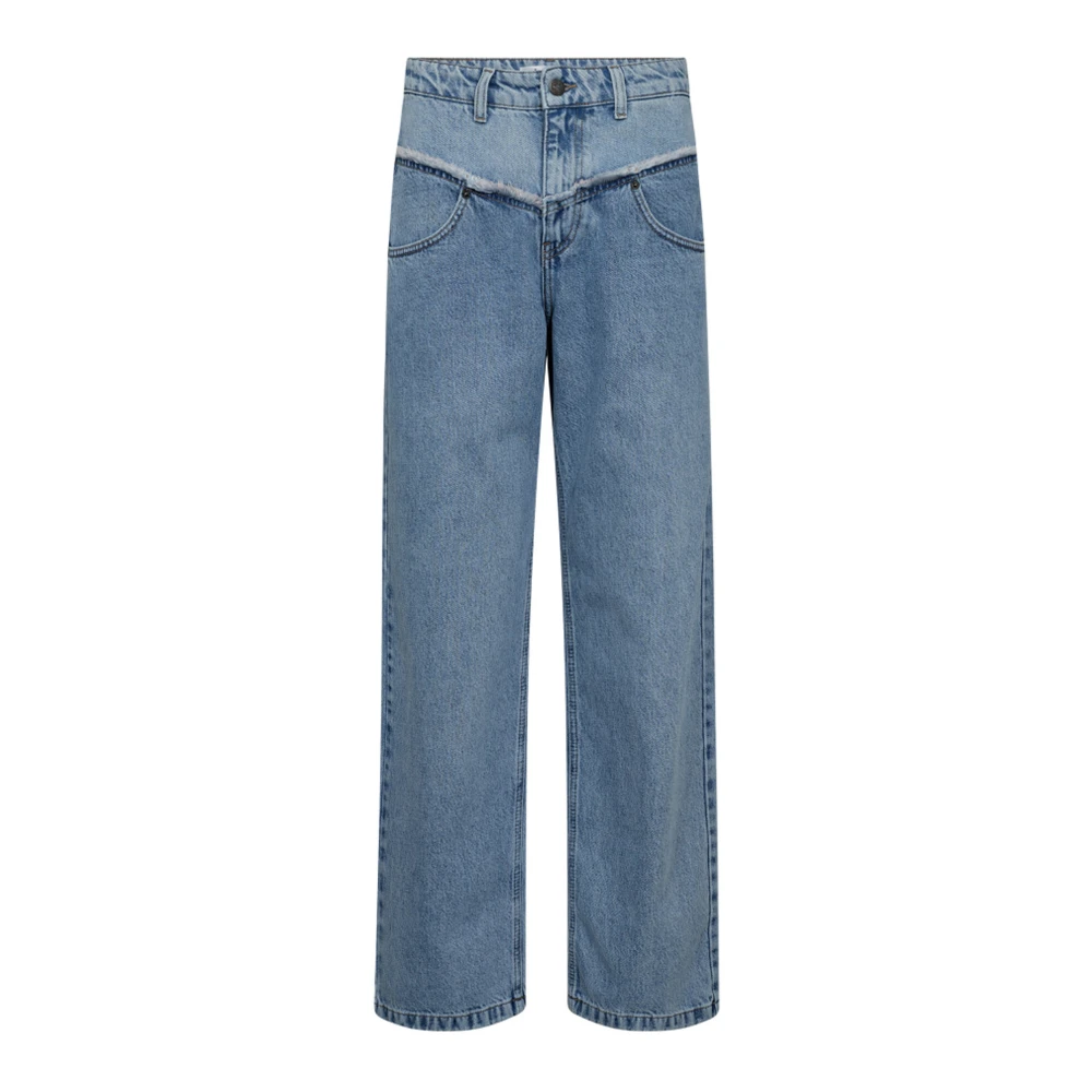 Co'Couture Block Jeans Blue Dames