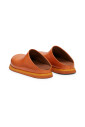 sabots-en-cuir-orange-magma-style-traditionnel