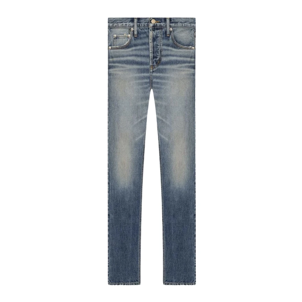 Fear Of God Donker Indigo Wassen Denim Pant Limited Edition Blue Heren