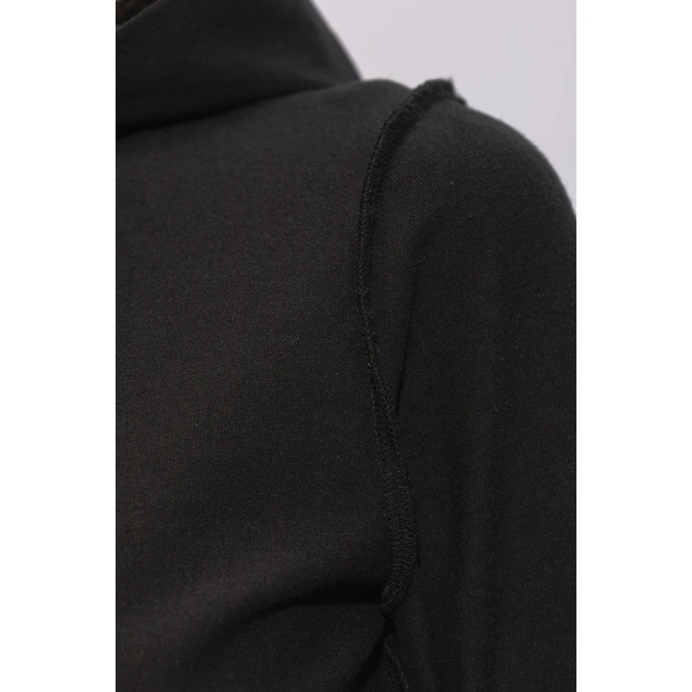Balenciaga Logo-gepatchte hoodie Black Dames