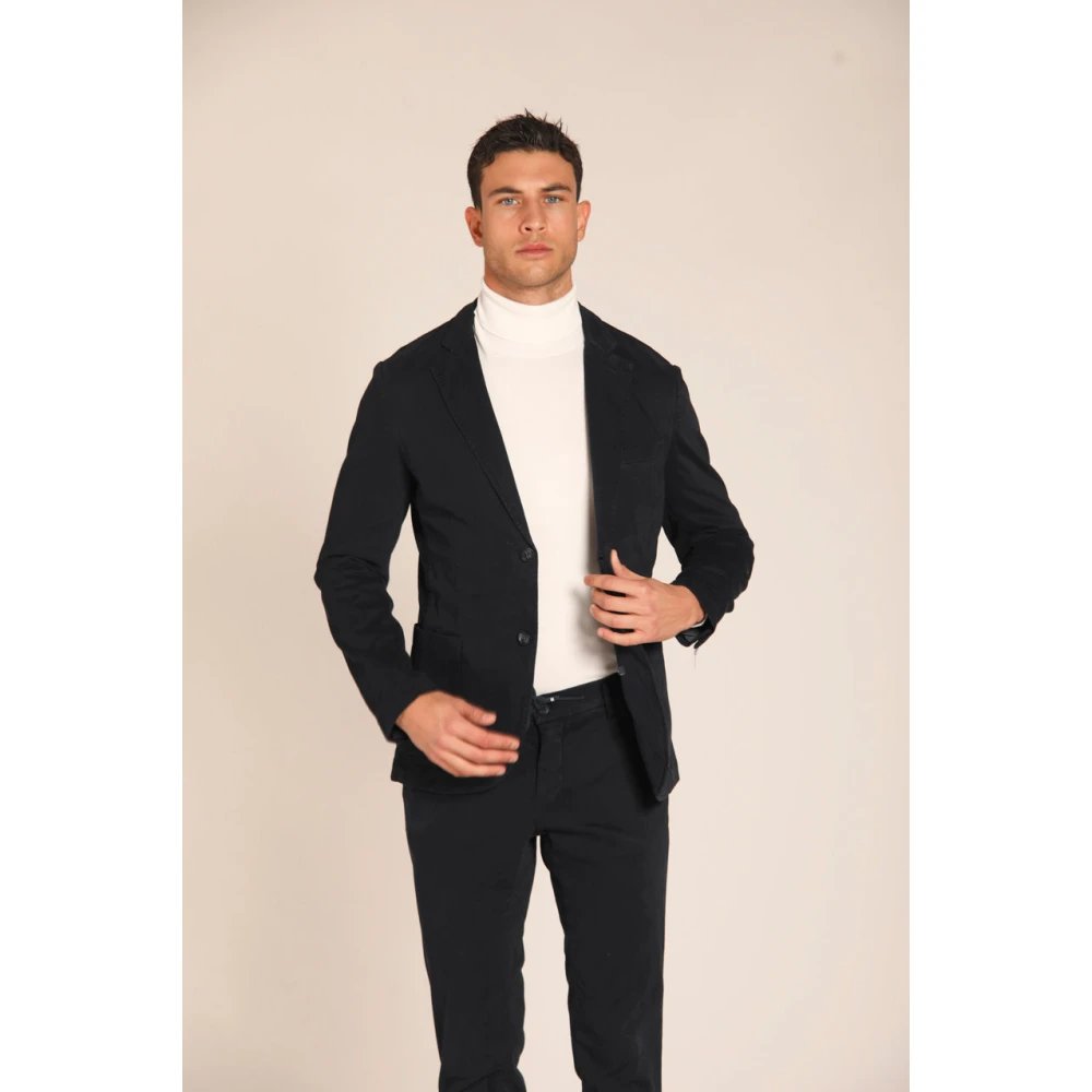 Mason's Da Vinci Heren Blazer Regular Fit Blue Heren