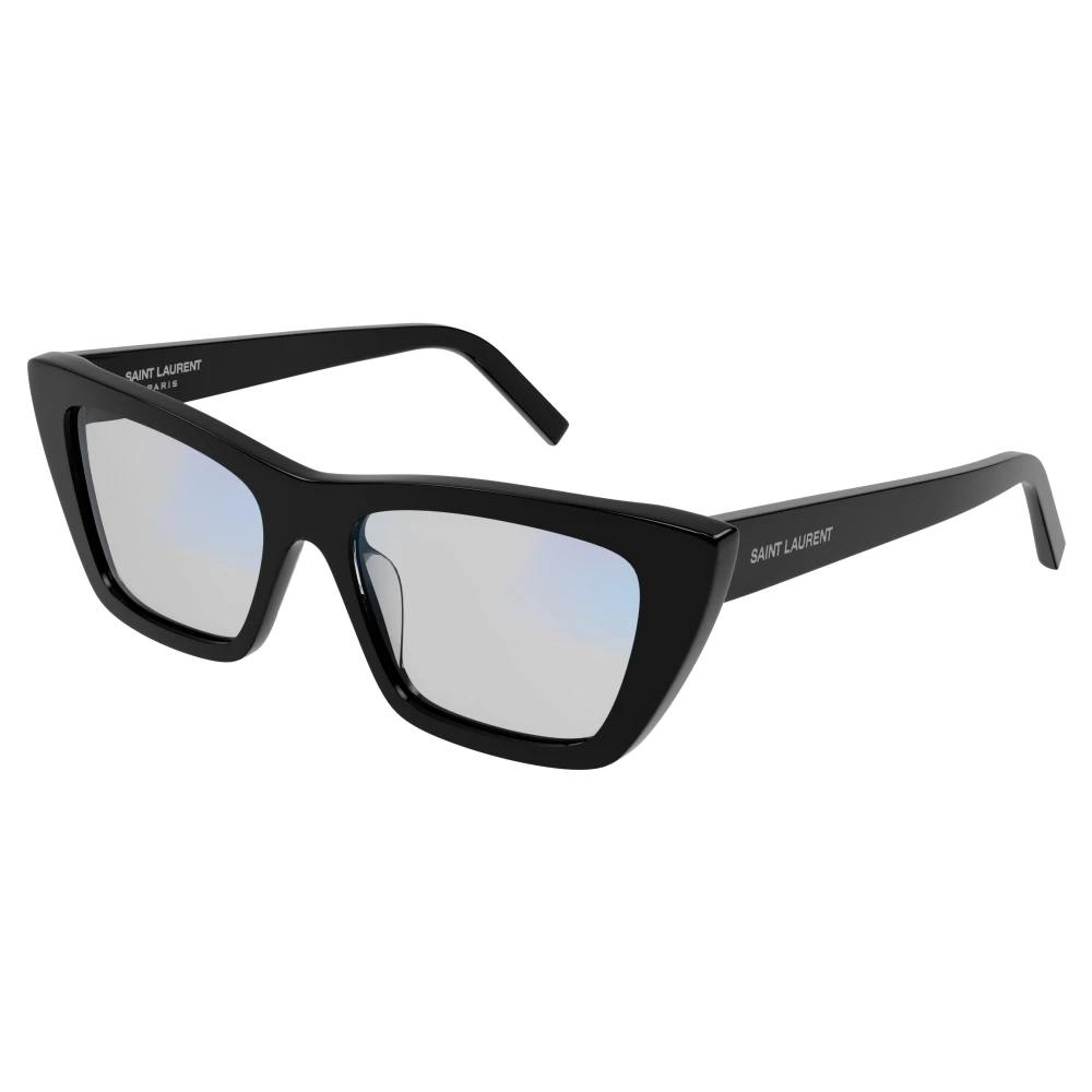 Saint Laurent Women's Black Sunglasses, 53 Mm, Havana/Blue Sunglasses Sl 276 Mica