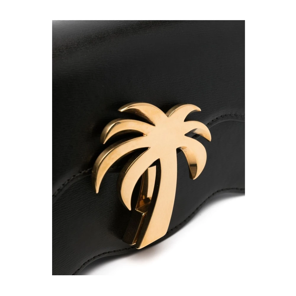 Palm Angels Stijlvolle Schoudertassen Black Dames
