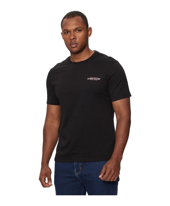 t-shirt-en-coton-noir-avec-logo