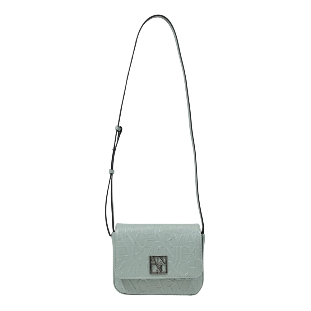 Armani Exchange Groene Tas met Magneetsluiting en Zakken Green Dames